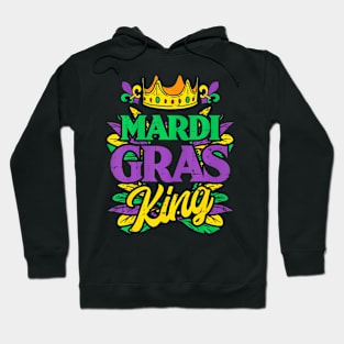 Mardi Gras King Crown  Mardi Gras Men Boys Hoodie